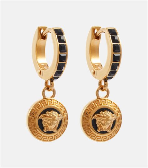 vintage versace medusa earrings|versace earrings afterpay.